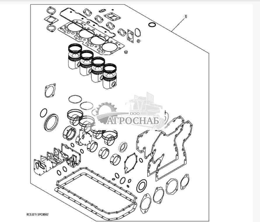 9901 Комплект для капитального ремонта двигателя 